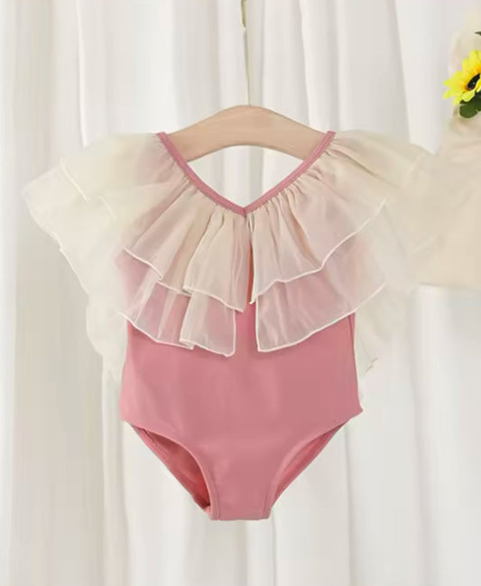 Blush Tulle Swimsuit