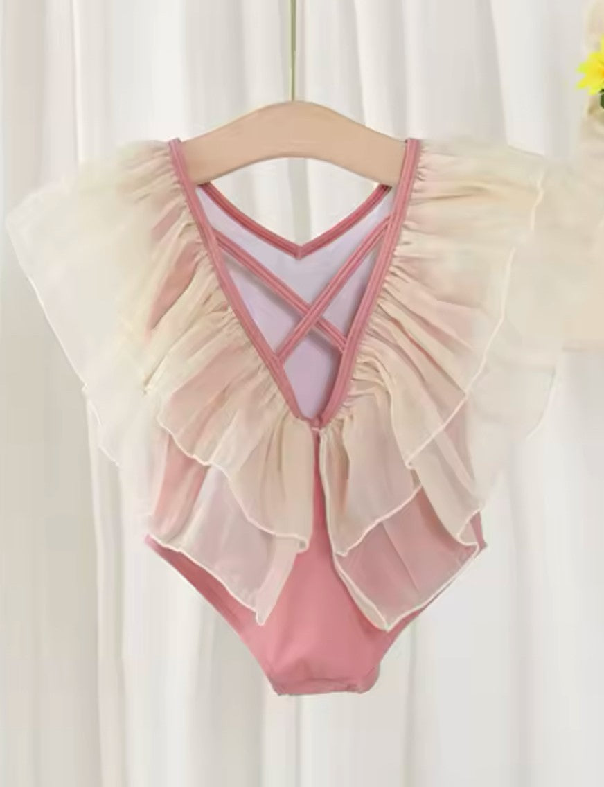 Blush Tulle Swimsuit