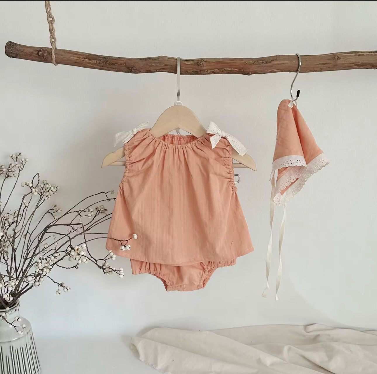 Peach Bloomer Co Ord