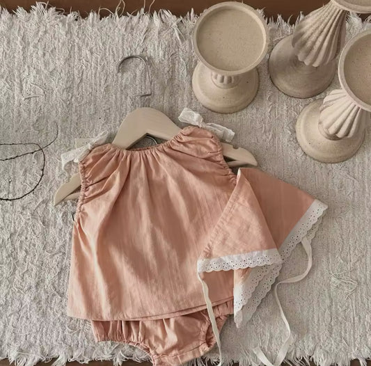 Peach Bloomer Co Ord